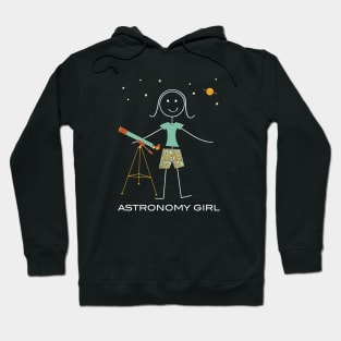 Funny Women Astronomy Design Hoodie